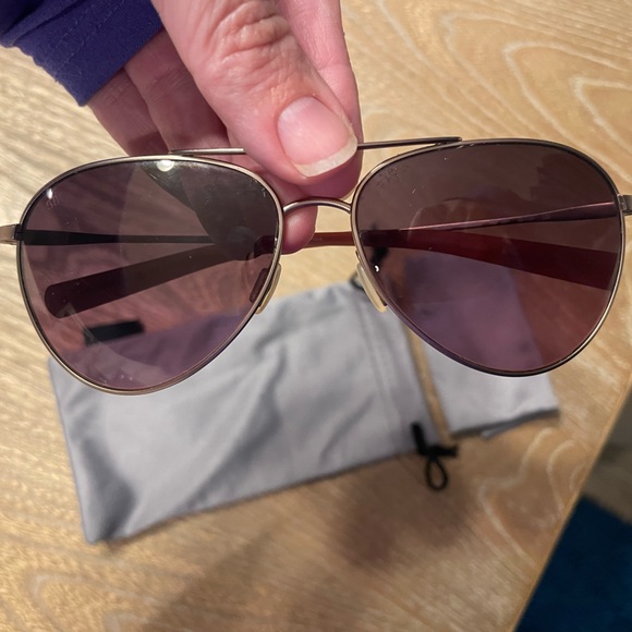 Costa Sunglasses with Rose Gold Frame and Mauve Lenses - Picture 2 of 4